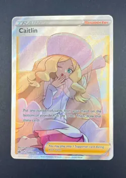 Caitlin 189/198 Full Art Trainer Chilling Reign NM Pokemon Card - Image 1