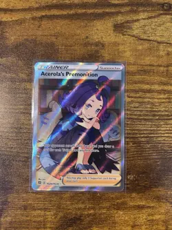 Pokemon TCG Acerola's Premonition Full Art Holo Card TG24/TG30 Brilliant Stars - Image 1
