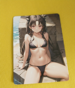 Ishtar Fate Grand Order Sexy Anime ACG Waifu Beauty Holo Card - Image 1
