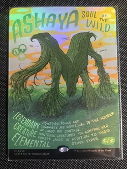 MTG English Ashaya, Soul of the Wild (Rainbow Foil) NM Foil Secret Lair - Image 1