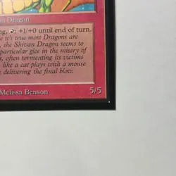 Shivan Dragon x (1) MTG - Collectors' Edition (CE) - EX/NM - Image 4