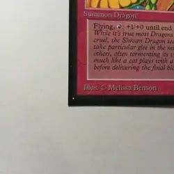 Shivan Dragon x (1) MTG - Collectors' Edition (CE) - EX/NM - Image 5