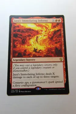 MTG Jaya's Immolating Inferno x1- -Dominaria-Lightly Played - Image 1