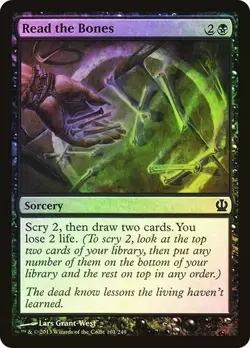 MTG NM English Read the Bones - Foil MTG Theros - Image 1
