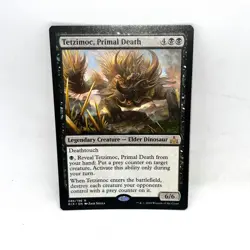 Tetzimoc, Primal Death 86 Rare Promo Pack: Core Set 2020 Magic: The Gathering LP - Image 1