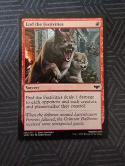 mtg end the festivities innistrad: crimson vow - Image 1