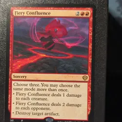 Magic: The Gathering Fiery Confluence Sorcery 2022 141 Red Rare Regular - Image 1