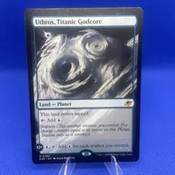 Uthros, Titanic Godcore Edge of Eternities Regular Pack Fresh Near Mint NM MTG - Image 1