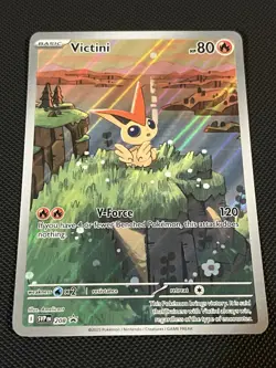 Pokemon TCG SVP 208 Victini Illustration Rare Promo - NM - Image 1