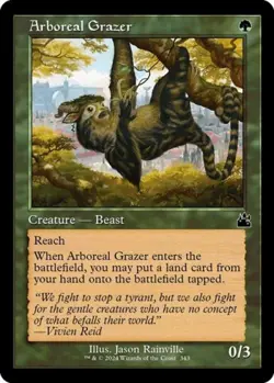 Arboreal Grazer (Retro Frame) - Near Mint MTG Ravnica Remastered - Image 1