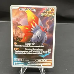 Pokemon Slither Wing SV04: Paradox Rift Illustration Rare Holo 203/182 140 HP - Image 1
