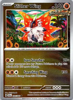Slither Wing 026/064 Uncommon Shrouded Fable Pokemon Reverse Holo NM - Image 1