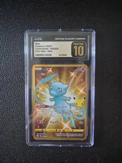 Pokemon Celebrations Gold Mew 025/025 CGC PRISTINE 10 - Image 1