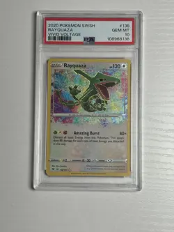 2020 Pokemon SWSH Vivid Voltage #138 Rayquaza PSA 10 GEM MINT - Image 4