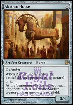Akroan Horse 1x FOIL THS MTG Theros Rare MINT artifact - Image 1