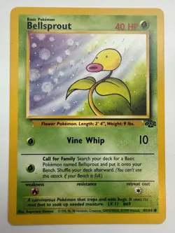 Bellsprout 49/64 Common Jungle Pokemon Unlimited Lightly Played - Image 1