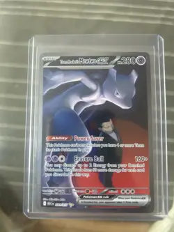 Pokemon Ascended Heroes - Team Rockets Mewtwo EX SIR 281/217 - MINT CONDITION - Image 1