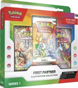 Pokemon First Partner Series 1 Illustration Collection SEALED IN HAND - Image 1