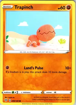 Trapinch 089/189 SWSH03: Darkness Ablaze Pokemon NM Normal - Image 1