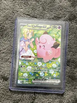Lillie's Clefairy Ex SIR Pokemon Holo Journey Together 184/159 Near Mint - Image 1