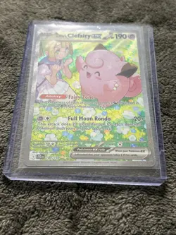 Lillie's Clefairy Ex SIR Pokemon Holo Journey Together 184/159 Near Mint - Image 2