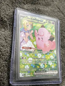 Lillie's Clefairy Ex SIR Pokemon Holo Journey Together 184/159 Near Mint - Image 3