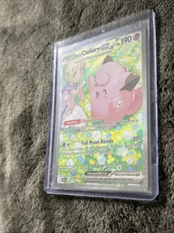Lillie's Clefairy Ex SIR Pokemon Holo Journey Together 184/159 Near Mint - Image 4