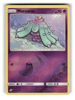 Mareanie 96/236 Common Unified Minds Pokemon Reverse Holo Lightly Played - Image 1