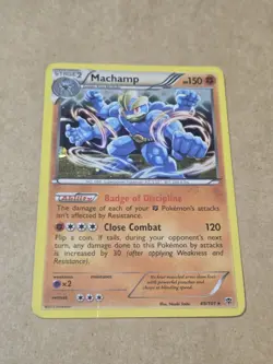 2013 Pokemon Black & White - Plasma Blast Machamp #49 Holo - Image 1