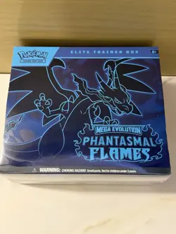 Pokemon Phantasmal Flames Factory Sealed Elite Trainer Box ETB SHIPS SAME DAY - Image 1