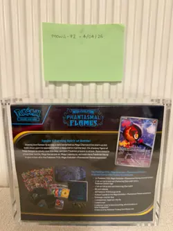 Phantasmal Flames Pokemon Center Elite Trainer Box (ETB) - New & Factory Sealed - Image 2