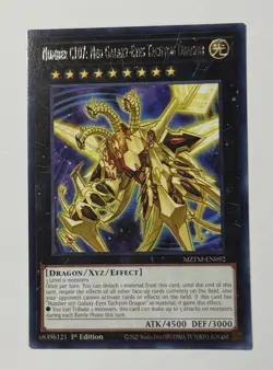 Yugioh! 1x Number C107: Neo Galaxy-Eyes Tachyon Dragon MZTM-EN092 Rare 1st Ed NM - Image 1