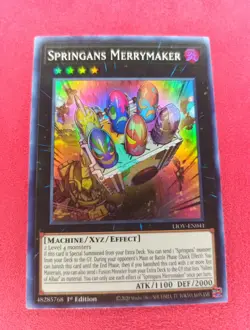 Springans Merrymaker Super Rare 1st Edition LIOV-EN041 Yugioh - Image 1