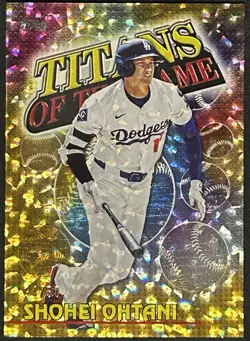2026 Topps Series 1 Shohei Ohtani Titans of the Game Gold 34/50 Dodgers - Image 1