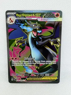 Mega Charizard X ex 109/094 Pokemon Card Full Art Holo Near Mint Pack Fresh - Image 1