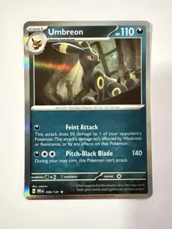 Pokemon TCG Umbreon Holo Rare Card 59/131 Prismatic Evolutions Near Mint - Image 1