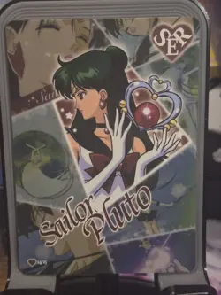 Sailor Pluto Sailor Moon Moonlight Goddess Card Story Anime SER 14/15 - Image 1