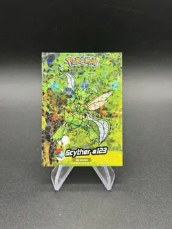 Pokemon Scyther 123 Cracked Ice 2024 Crystal Card Collection Peru US Seller - Image 1