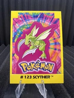 Scyther #123 - Navarrete Kanto Buildable Card 2000s Vintage - Pokemon Card - Image 1