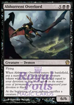 Abhorrent Overlord 1x FOIL THS MTG Theros Rare MINT black - Image 1