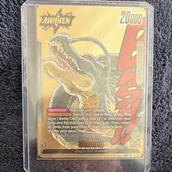 Bandai Dragon Ball Super Card Game Leader Shenron FB07-097 Gold Foil - Image 1