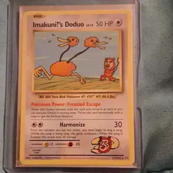 ImakuniU's Doduo 112/108 Evolutions Secret Rare 50 HP Harmonize Pokemon Card - Image 1