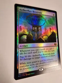 Mtg Aetherflux Resevoir Foil NM From KALADESH! - Image 3
