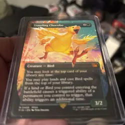 Traveling Chocobo M 0406 Borderless MTG Final Fantasy Regular NM - Image 2