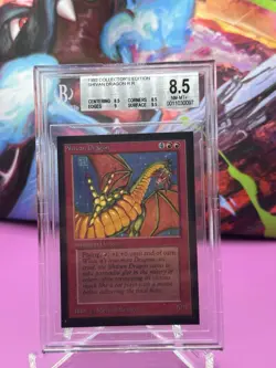 1993 MTG CE Collector’s Shivan Dragon BGS 8.5 - Image 2