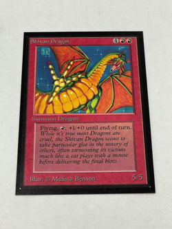 1993 MTG Magic The Gathering Collectors' Edition Shivan Dragon NM+ - Image 1