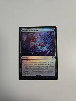 MTG - Final Fantasy - Poison The Waters Uncommon Foil 0111 M/NM - Image 1