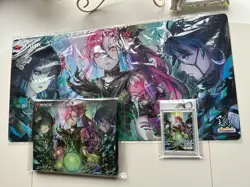 MTG Llanowar Elves Playmat & StorageBox & Kyechain Japan Showcase Official - Image 1