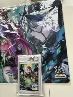 MTG Llanowar Elves Playmat & StorageBox & Kyechain Japan Showcase Official - Image 2