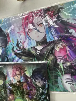 MTG Llanowar Elves Playmat & StorageBox & Kyechain Japan Showcase Official - Image 3